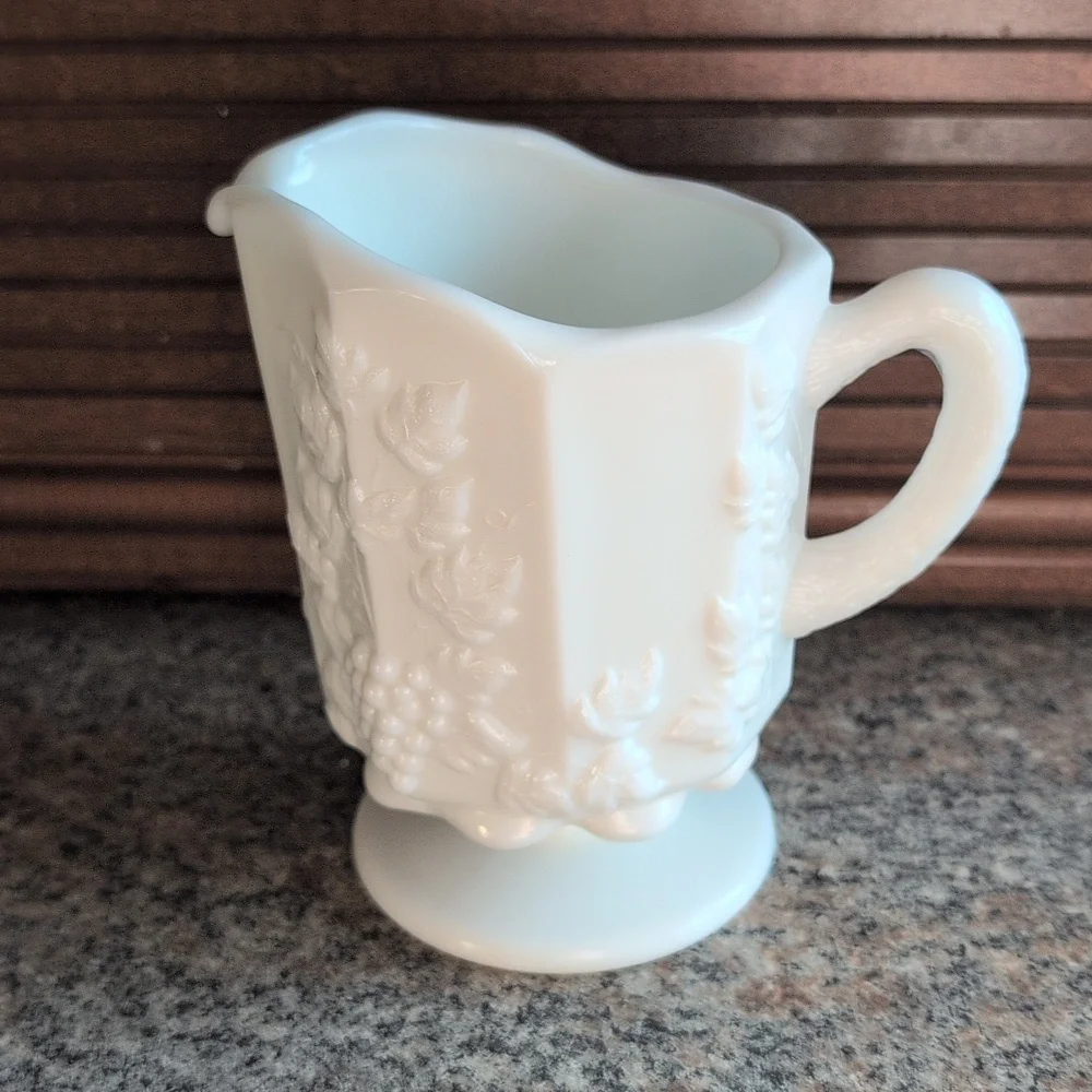 Westmoreland Glass Company Milk Glass Creamer Pitcher